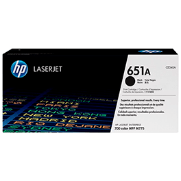 HP CE340A (651A) Black TONER