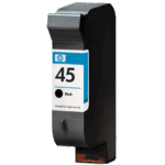 HP 51645A-G (45) Black No Solvent